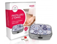 Aposán Pastillero Metálico 3 Compartimentos