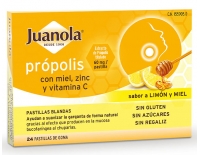 Juanola Própolis 24 Pastillas Blandas Sabor Limón y Miel