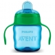 AVENT Vaso Antigoteo con Boquilla Blanda de Silicona +6 Meses 200 ml Azul