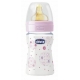 Chicco Biberón Boca Ancha 150 ml Tetina Látex Flujo Normal 0 Meses+ Rosa