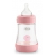 Chicco Biberón Silicona Perfect 5 150 ml Tetina Flujo Lento 0 Meses+ Rosa