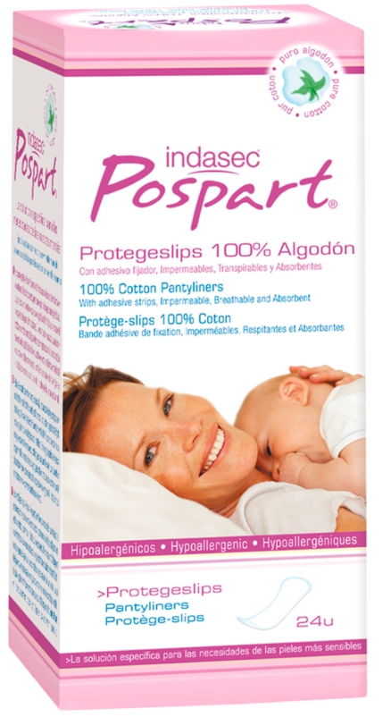 Indasec Compresas Tocológicas Hipoalergénicas Posparto - 12 Compresas -  100% Algodón - Primeros días : : Salud y cuidado personal