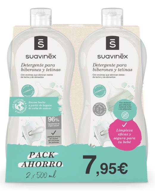 Suavinex Liquido Limpiador Especial Para Biberones Y Tetinas 500ml